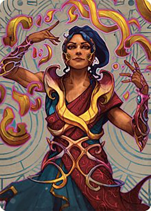 mtg lost caverns of ixalan art cards Saheeli, the Sun's Brilliance Art Card [The Lost Caverns of Ixalan Art