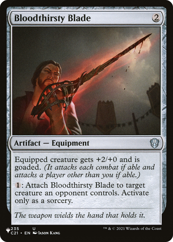 Bloodthirsty Blade [The List]