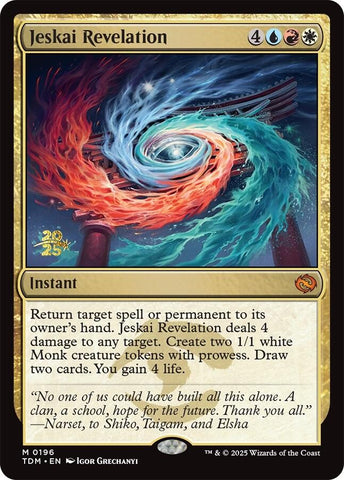 Jeskai Revelation [Tarkir: Dragonstorm Prerelease Promos]