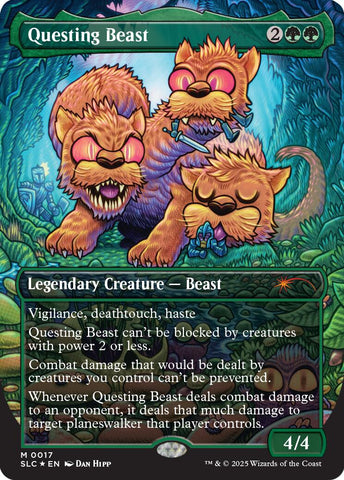 Questing Beast (Halo Foil) [Secret Lair Countdown Kit]