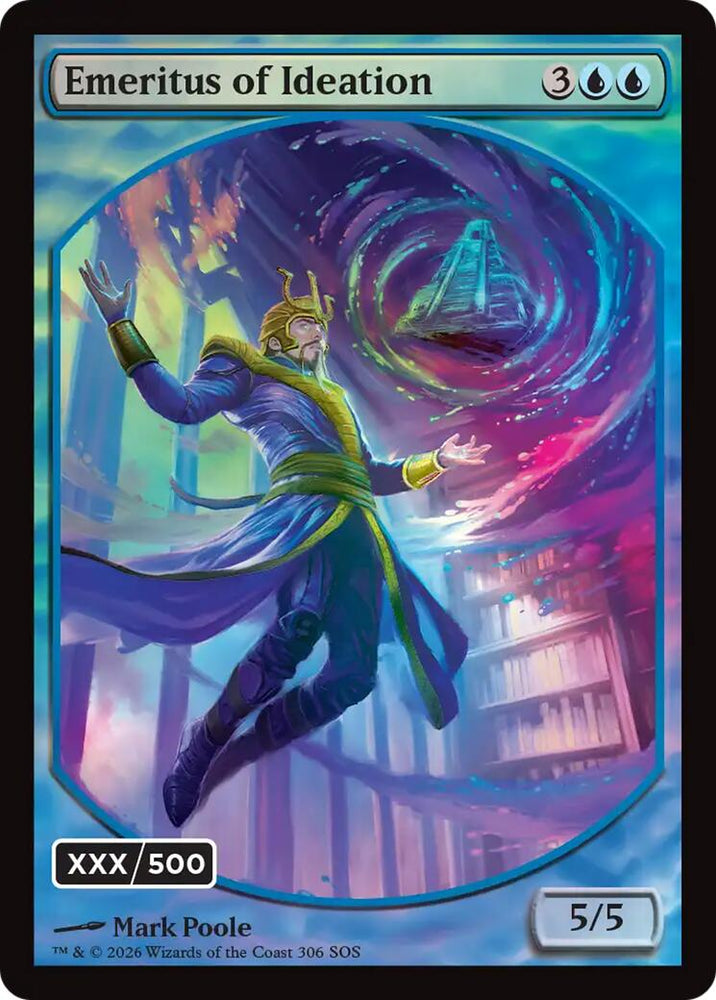 Emeritus of Ideation (Serial Numbered) [Secrets of Strixhaven]