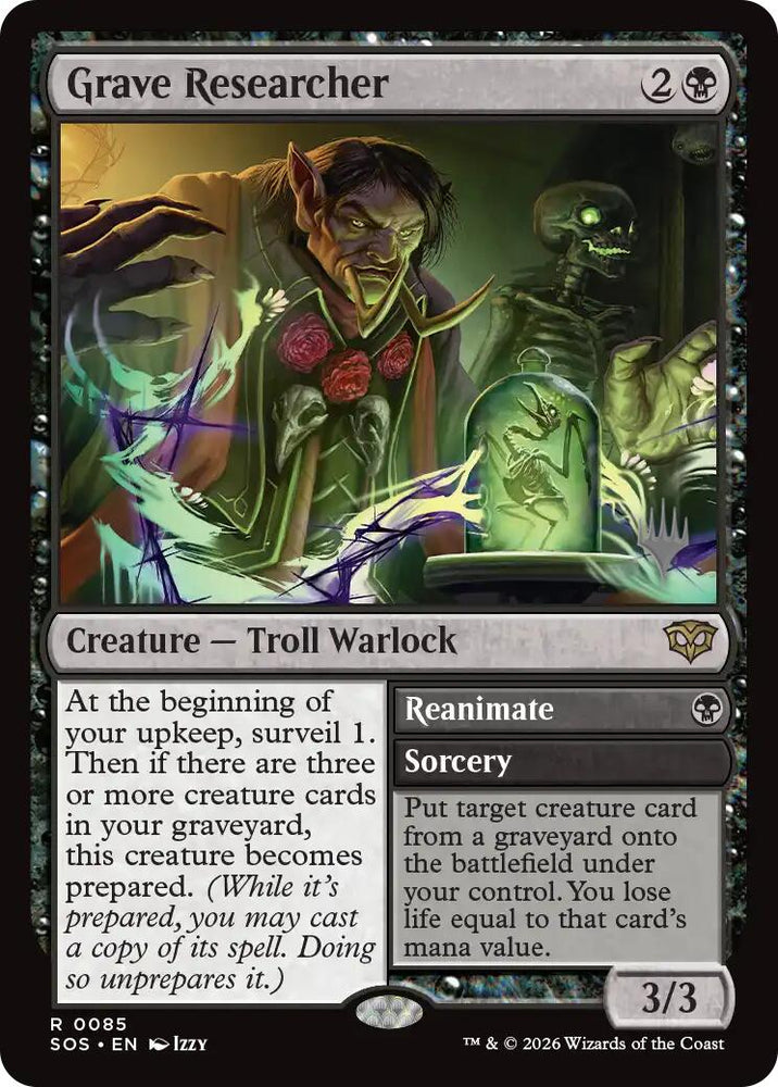 Grave Researcher [Secrets of Strixhaven Promos]