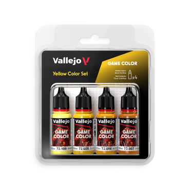 Vallejo Game Color Yellow Color Set 72378