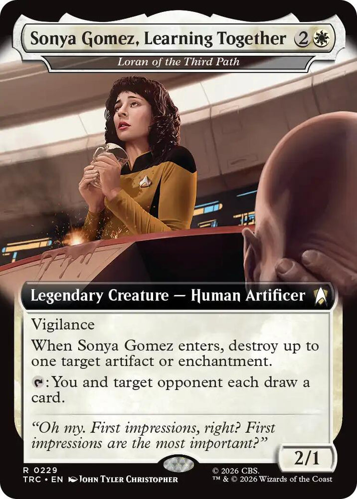Sonya Gomez, Learning Together - Loran of the Third Path (Extended Art) [Star Trek Commander]