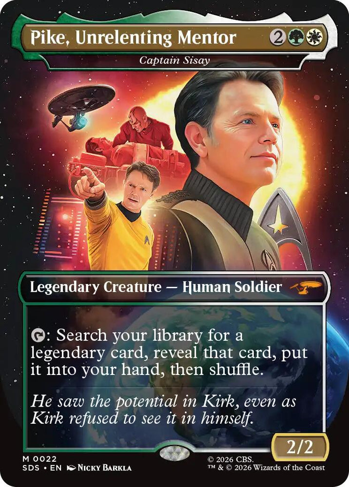 Pike, Unrelenting Mentor - Captain Sisay (Borderless) [Star Trek: Stardates]