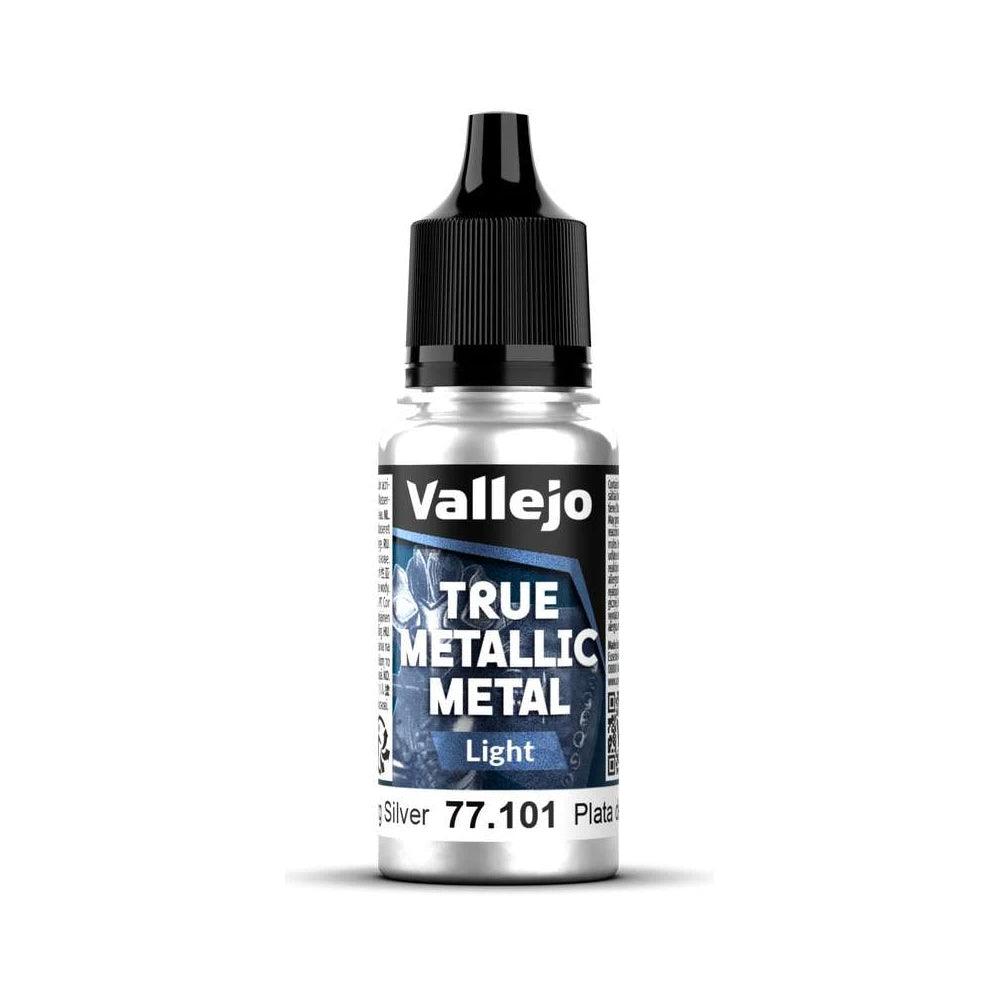 Vallejo True Metallic Metal Light Sterling Silver 77101