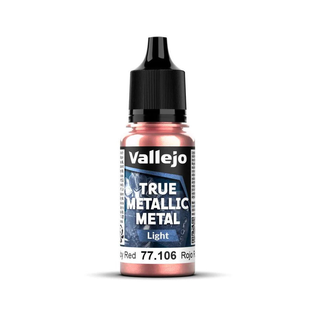 Vallejo True Metallic Metal Light Ruby Red 77106
