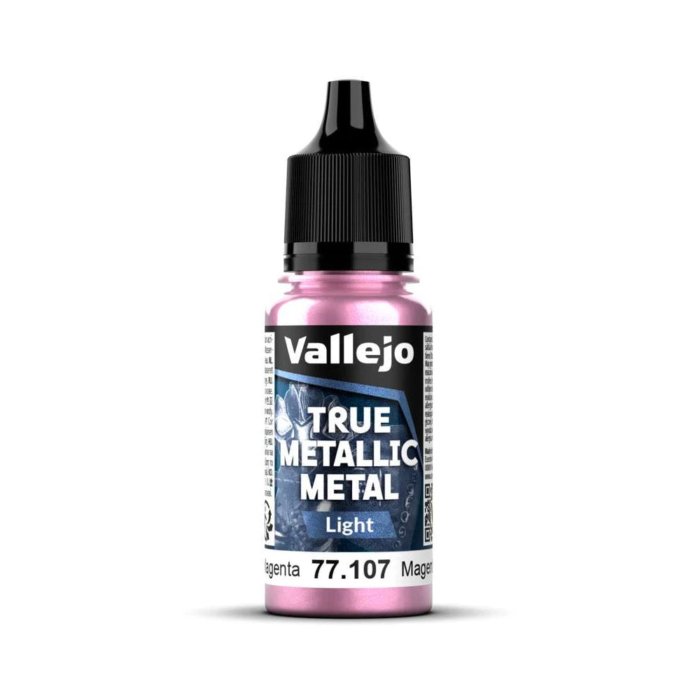 Vallejo True Metallic Metal Light Crimson Magenta 77107
