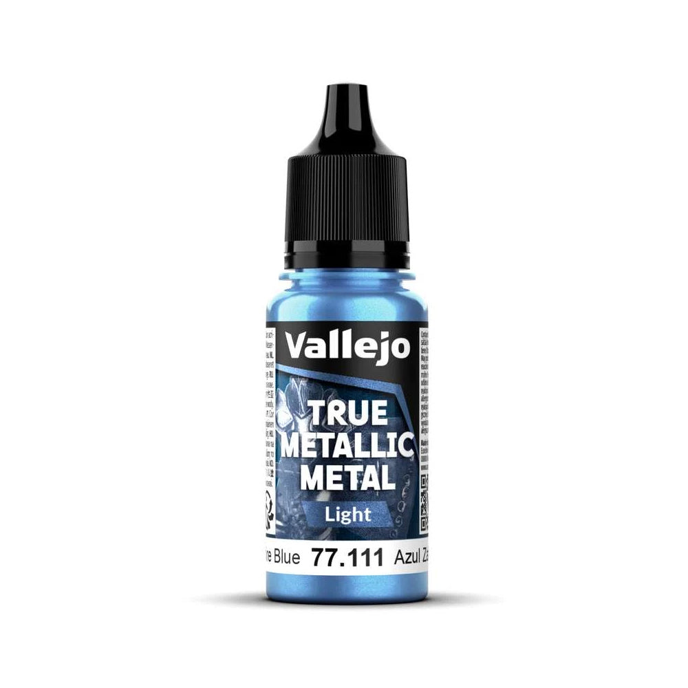 Vallejo True Metallic Metal Light Sapphire Blue 77111