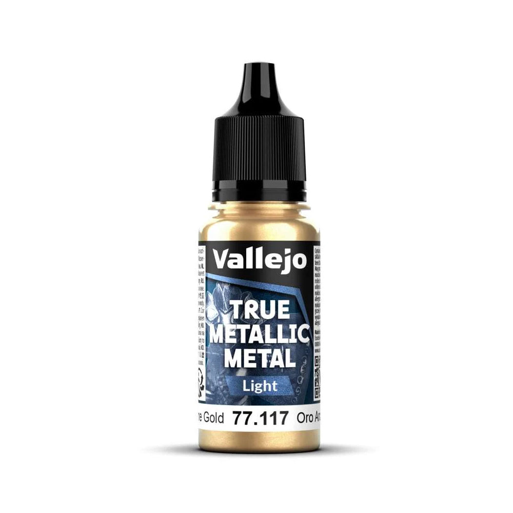 Vallejo True Metallic Metal Light Arcane Gold 77117