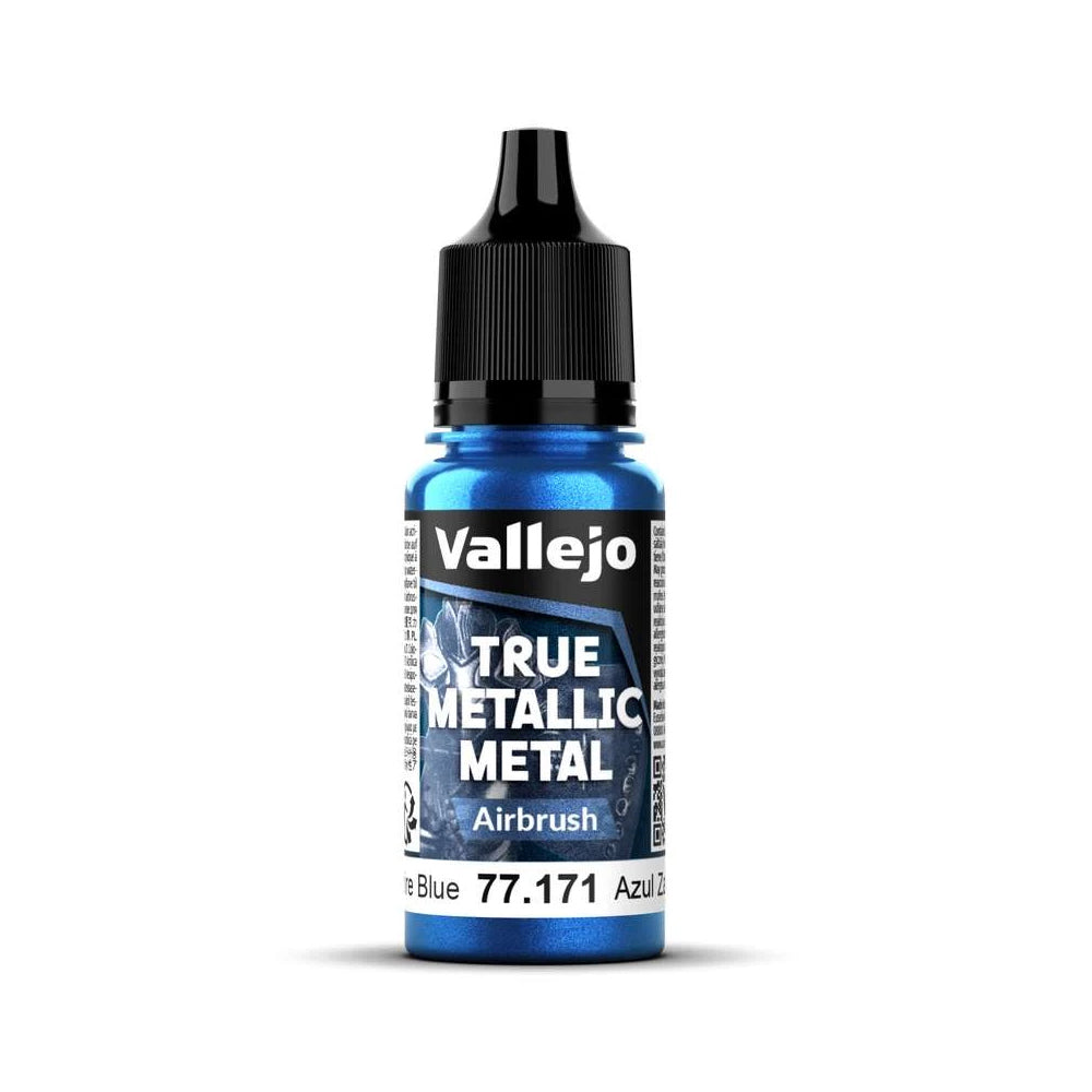 Vallejo True Metallic Metal Airbrush Sapphire Blue 77171