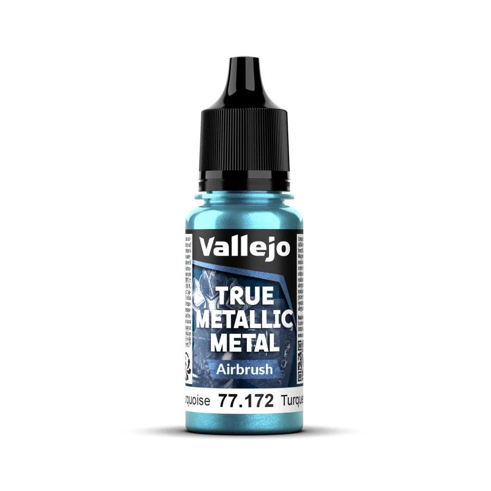 Vallejo True Metallic Metal Airbrush Hydra Turquoise 77172