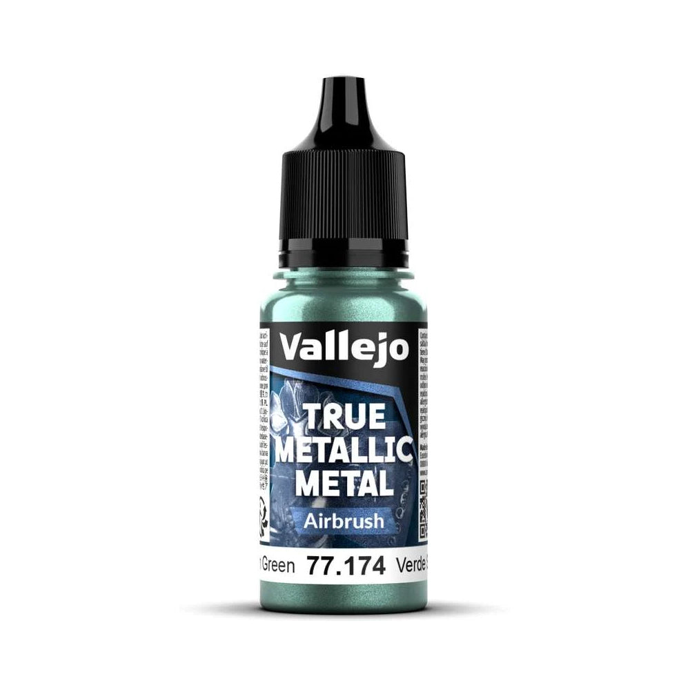 Vallejo True Metallic Metal Airbrush Dusken Green 77174