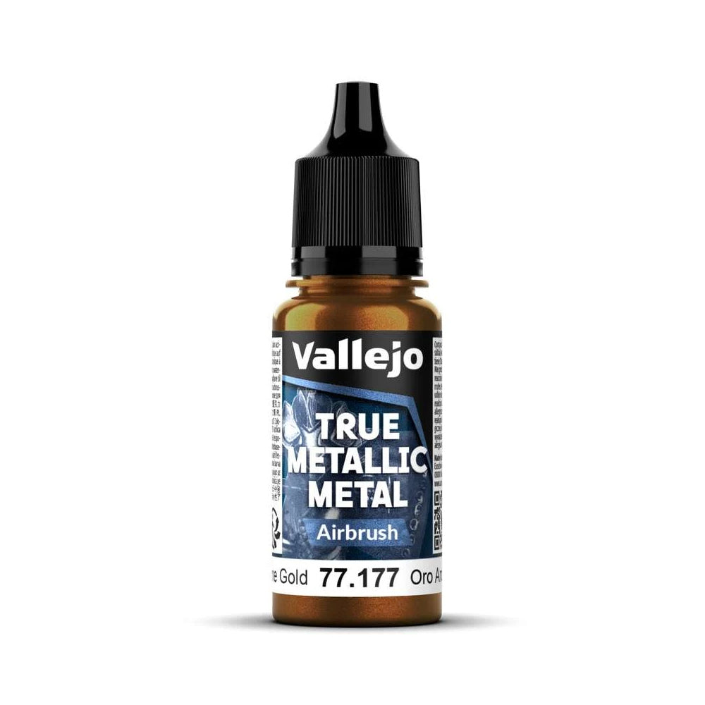 Vallejo True Metallic Metal Airbrush Arcane Gold 77177
