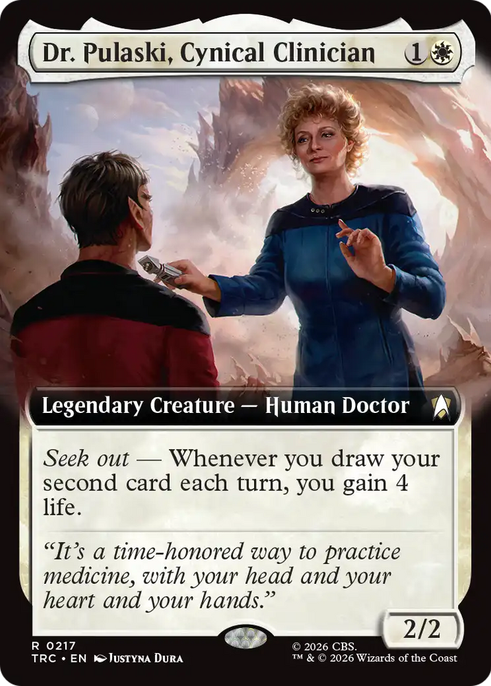 Dr. Pulaski, Cynical Clinician (Extended Art) [Star Trek Commander]