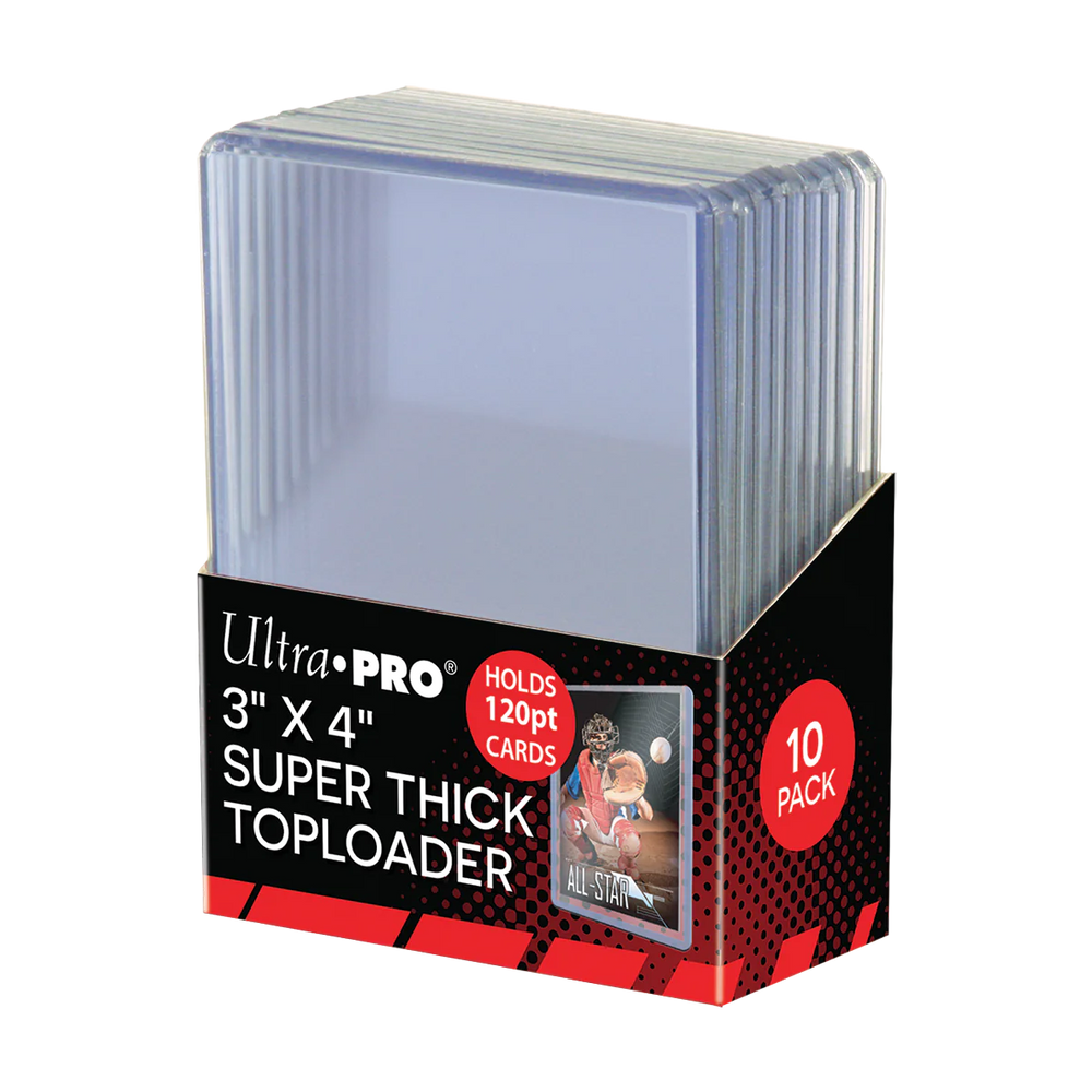 Toploader 3" x 4" 120pt  Super Thick (10pcs)