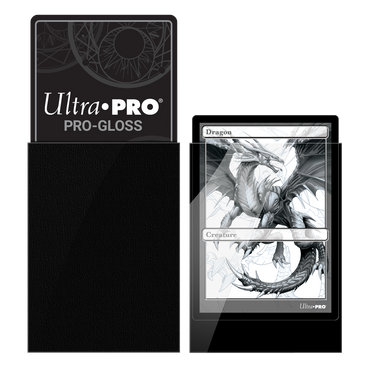 Ultra Pro Deck Protector PRO-Gloss Standard Size - Black (50-pack)