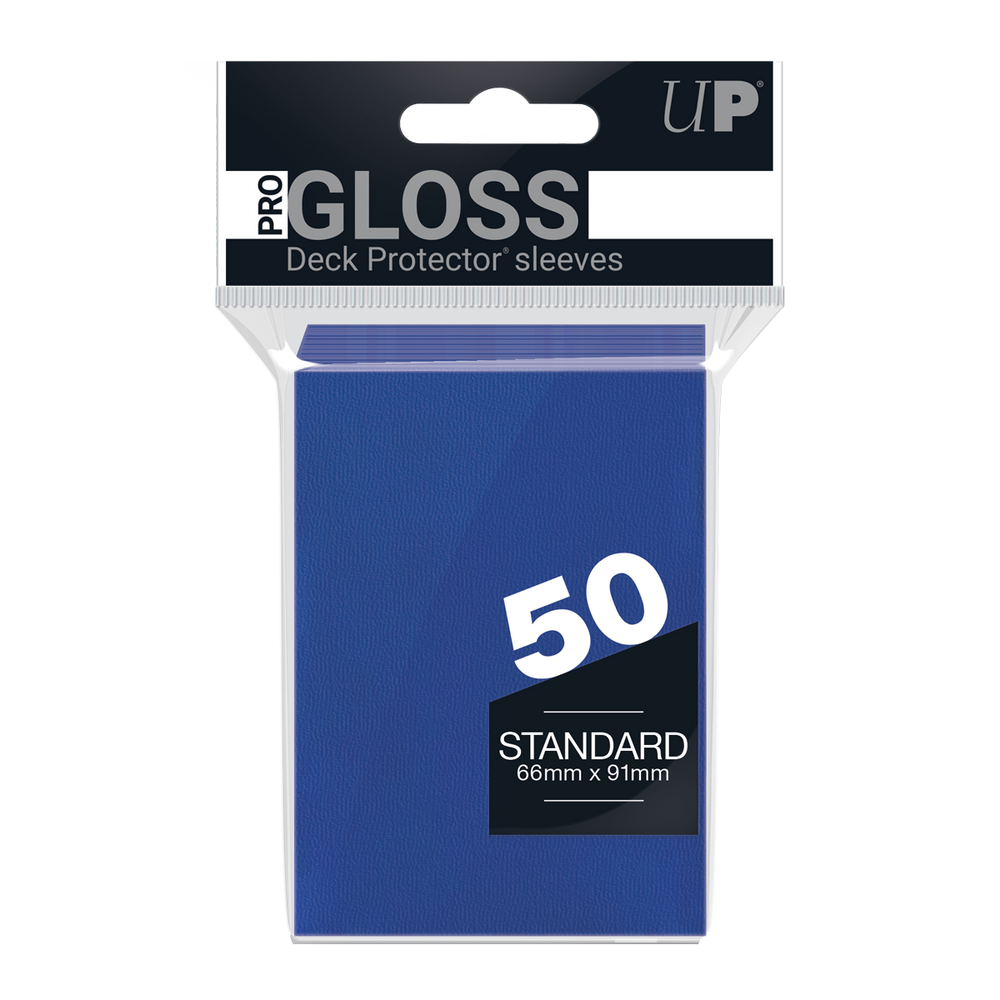 Ultra Pro Deck Protector PRO-Gloss Standard Size - Blue (50-pack)