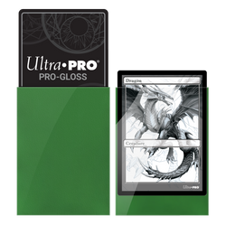 Ultra Pro Deck Protector PRO-Gloss Standard Size - Green (50-pack)
