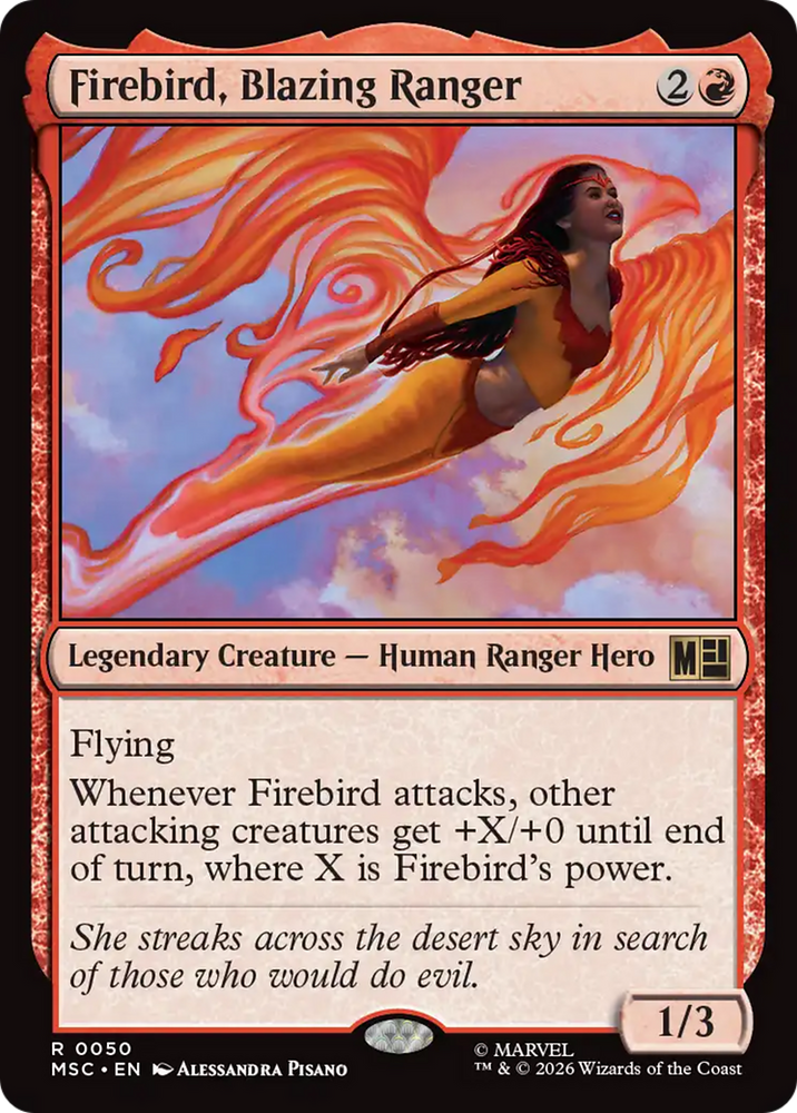 Firebird, Blazing Ranger [Marvel Super Heroes Commander]