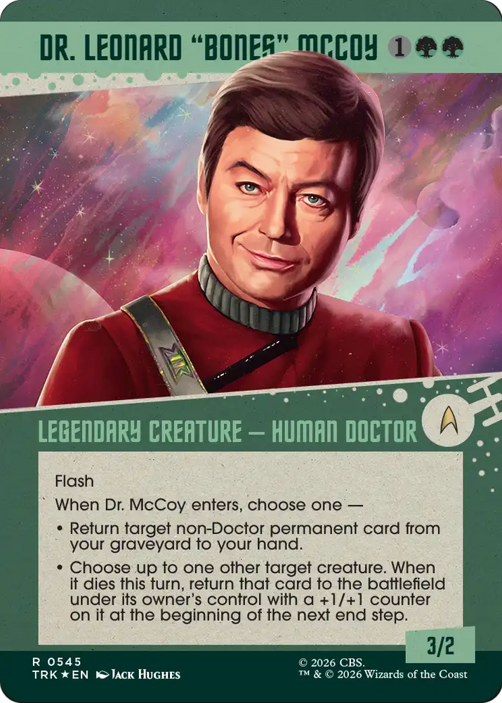Dr. Leonard "Bones" McCoy (Showcase) (Surge Foil) [Star Trek]