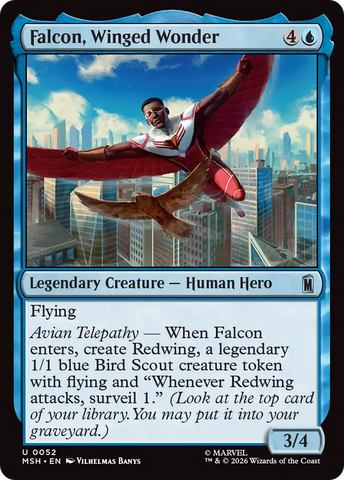 Falcon, Winged Wonder [Marvel Super Heroes]