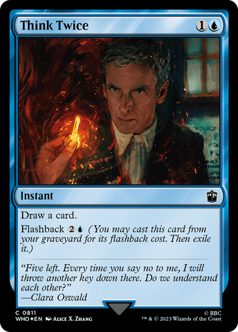 Think Twice (Surge Foil) [Doctor Who]