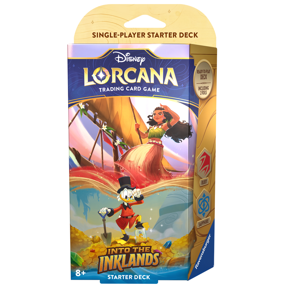 Disney Lorcana TCG: Into the Inklands Ruby and Sapphire Starter Deck 2