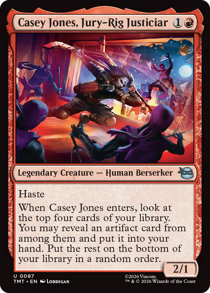 Casey Jones, Jury-Rig Justiciar [Teenage Mutant Ninja Turtles]