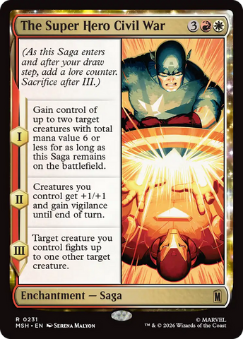 The Super Hero Civil War [Marvel Super Heroes]