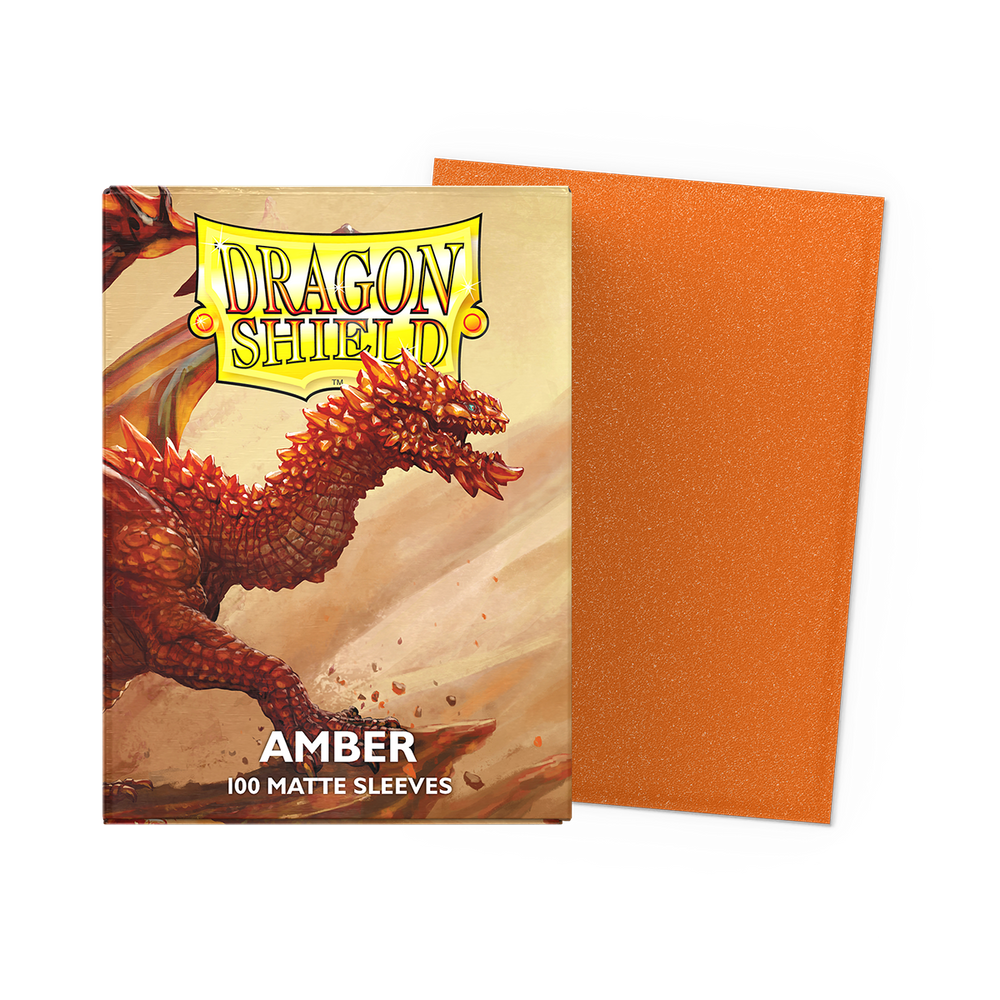 Dragon Shield Standard Size - Matte Amber 100pc