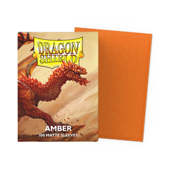 Dragon Shield Standard Size - Matte Amber 100pc
