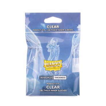 Dragon Shield Standard Size - Perfect-Fit Thick Inner - Clear 100pc