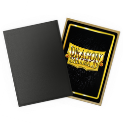 Dragon Shield Standard Size - Dual Matte Black & Gold 100pc