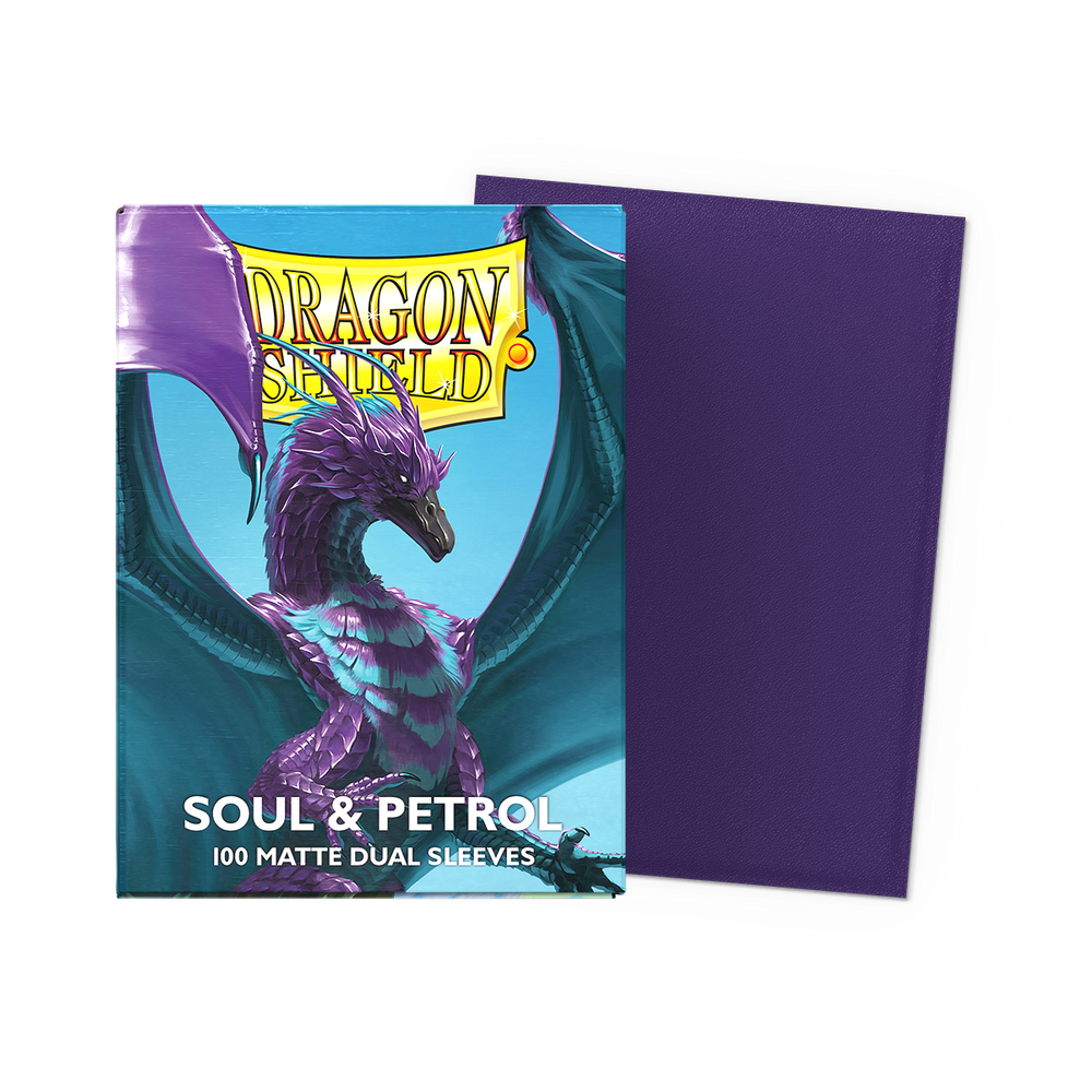 Dragon Shield Standard Size - Dual Matte Soul & Petrol 100pc