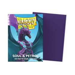 Dragon Shield Standard Size - Dual Matte Soul & Petrol 100pc