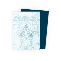 Dragon Shield Standard Size - Dual Matte Guildpact Series - Azorius senate 100pc