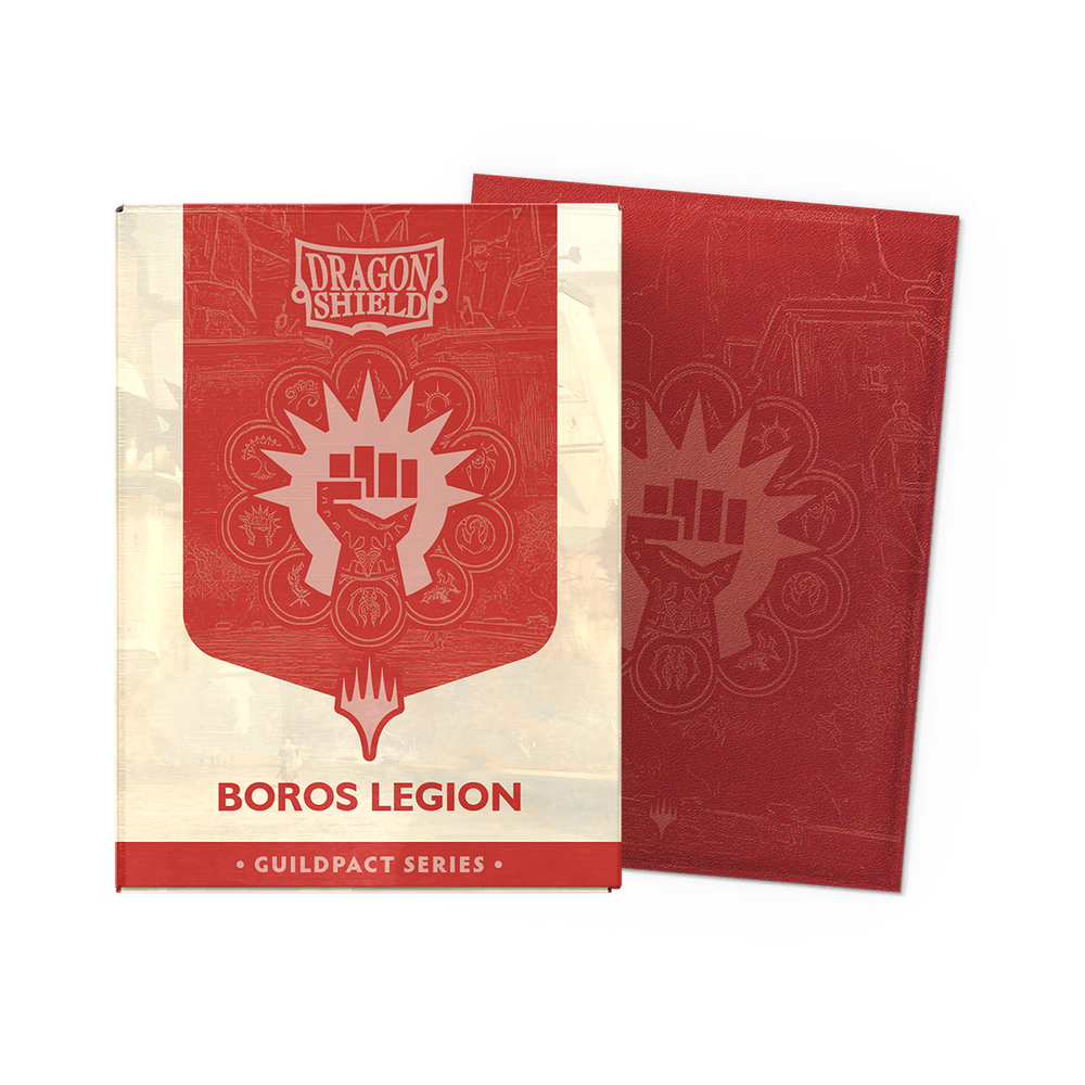 Dragon Shield Standard Size - Dual Matte Guildpact Series - Boros Legion 100pc