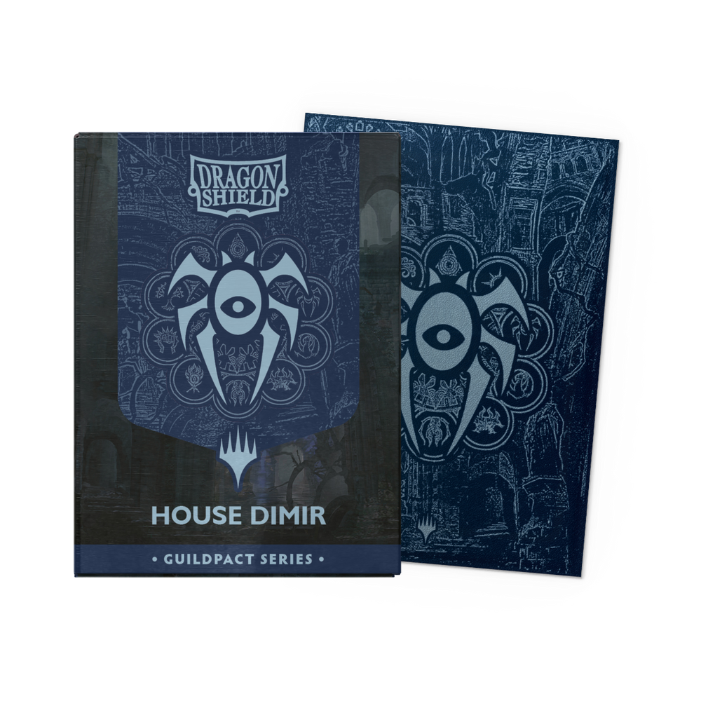 Dragon Shield Standard Size - Dual Matte Guildpact Series - House Dimir 100pc