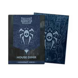 Dragon Shield Standard Size - Dual Matte Guildpact Series - House Dimir 100pc