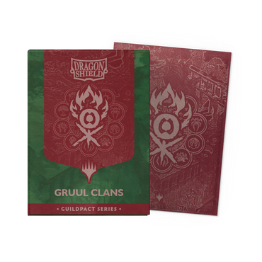 Dragon Shield Standard Size - Dual Matte Guildpact Series - Gruul Clans 100pc