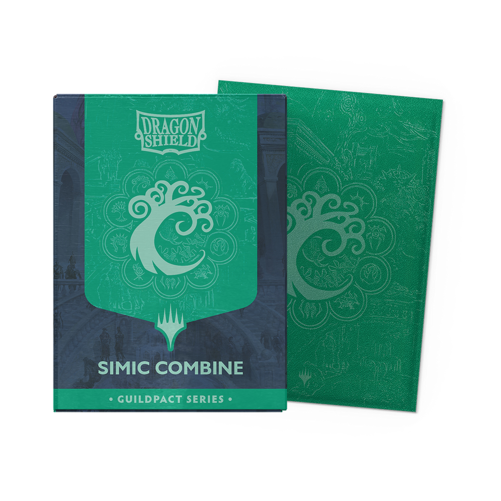 Dragon Shield Standard Size - Dual Matte Guildpact Series - Simic Combine 100pc