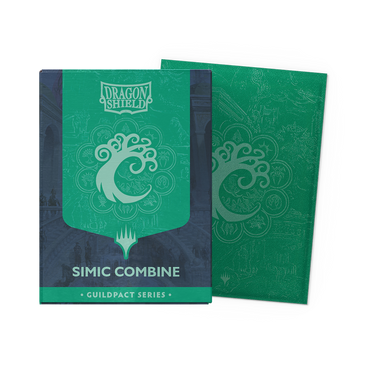 Dragon Shield Standard Size - Dual Matte Guildpact Series - Simic Combine 100pc