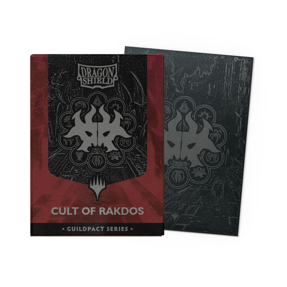 Dragon Shield Standard Size - Dual Matte Guildpact Series - Cult of Rakdos 100pc