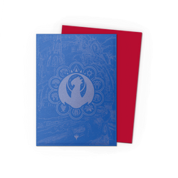 Dragon Shield Standard Size - Dual Matte Guildpact Series - Izzet League 100pc
