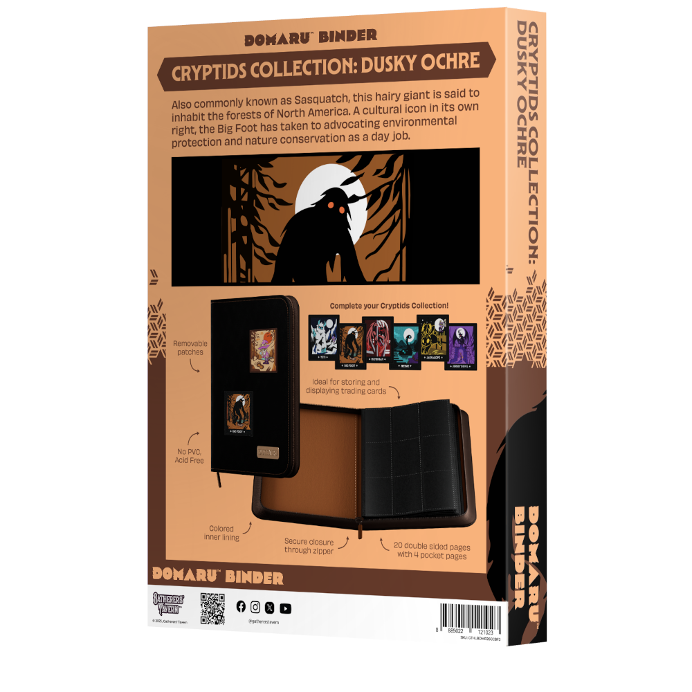 Gatherers' Tavern - DOMARU Binder: Cryptids Collection: Dusky Ochre 18-Pocket