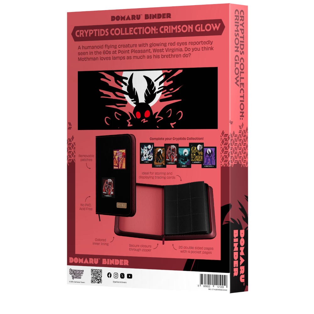 Gatherers' Tavern - DOMARU Binder: Cryptids Collection: Crimson Glow 18-Pocket