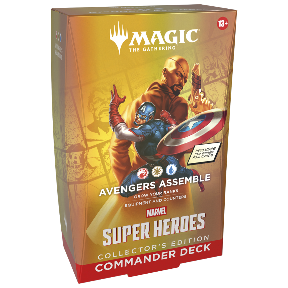 Magic the Gathering: Marvel Super Heroes Commander Deck Collector's Edition - Avengers Assemble (MAX 1st/kund)