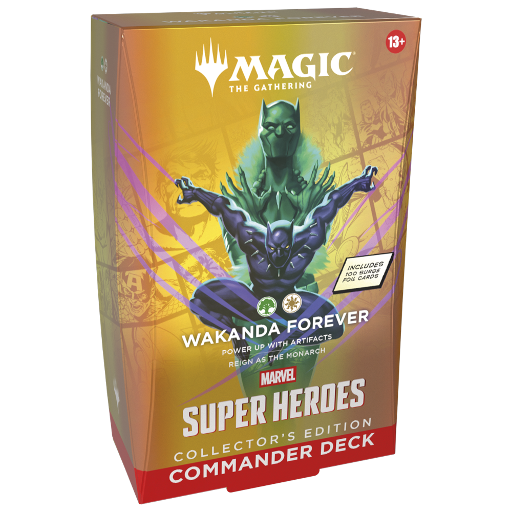 Magic the Gathering: Marvel Super Heroes Commander Deck Collector's Edition - Wakanda Forever (MAX 1st/kund)