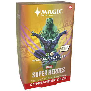Magic the Gathering: Marvel Super Heroes Commander Deck Collector's Edition - Wakanda Forever (MAX 1st/kund)